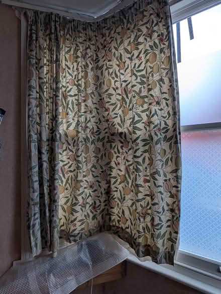 Photo of free Pair of patterned curtains (Seven Sisters N15) #2