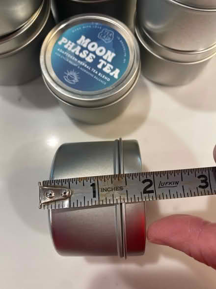 Photo of free Metal tea tins with lids (Skokie) #4