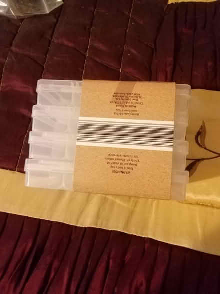 Photo of free 4 storage boxes with 8 sections (Tonbridge TN9) #2