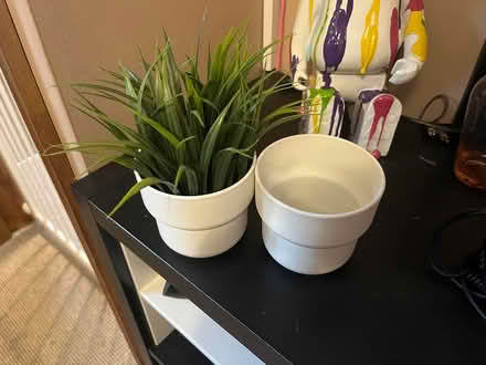 Photo of free Plant pot and faux plants (Shenley Brook End MK5) #1