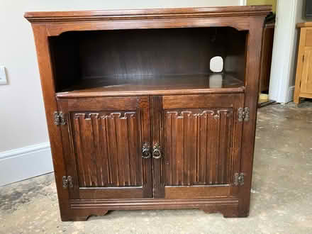 Photo of free Solid oak cabinet - for refurb (Minster Lovell OX29) #1