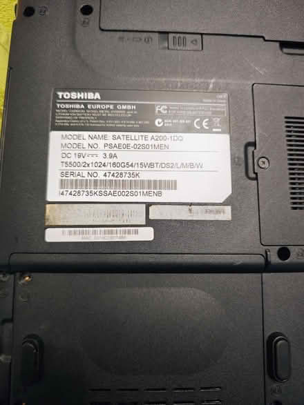 Photo of free 2007 Toshiba 15" Laptop (Wickford, SS11) #3
