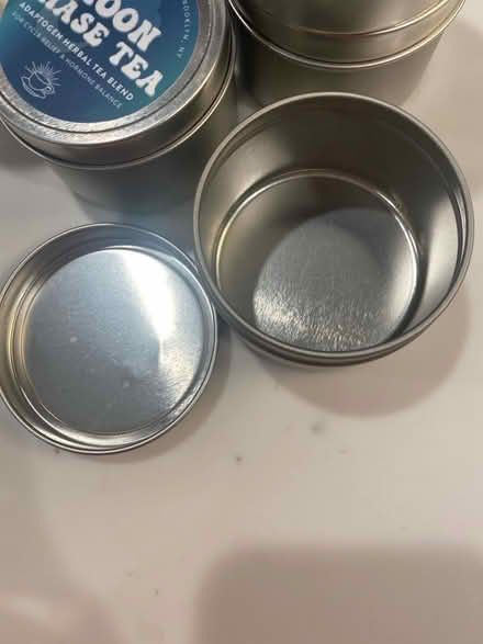 Photo of free Metal tea tins with lids (Skokie) #1