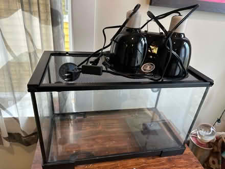 Photo of free 20 gal terrarium w/ accessories (Cap Hill) #1