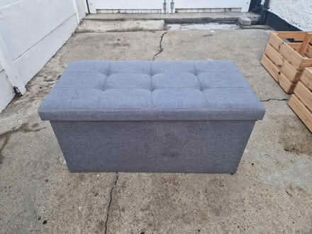 Photo of free Large Folding Grey Ottoman Storage (WD17) #1