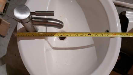 Photo of free Bathroom countertop sink + faucet (Long Island, Manotick) #1