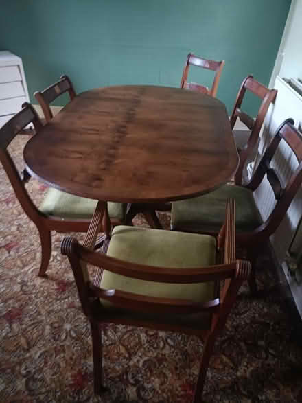 Photo of free Dining Table With 6 Chairs (CT17) #3
