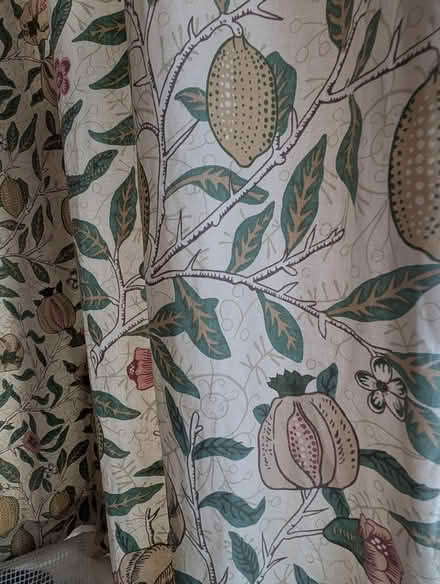 Photo of free Pair of patterned curtains (Seven Sisters N15) #3