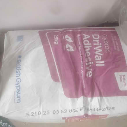 Photo of free Plasterboard adhesive (Leytonstone E11) #1