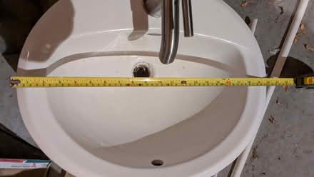 Photo of free Bathroom countertop sink + faucet (Long Island, Manotick) #2