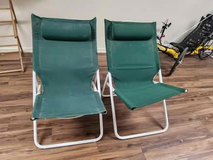 Photo of free Green foldable chairs (Elliottsburg, PA) #1