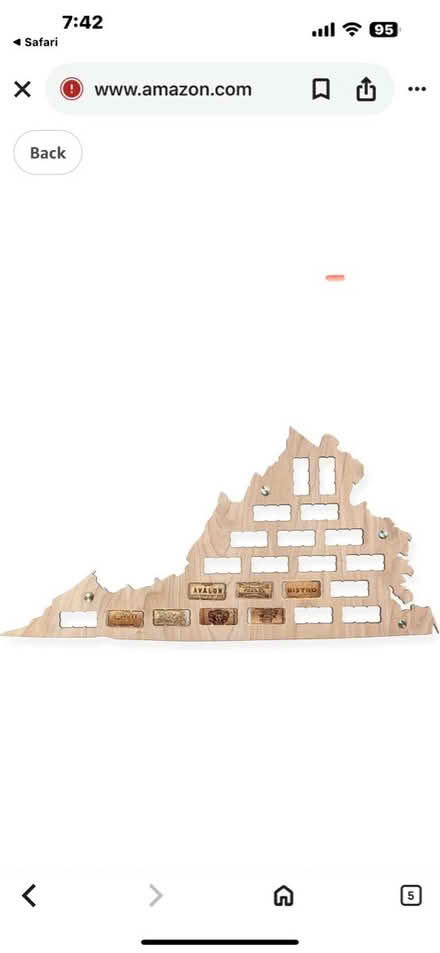 Photo of free Wine Cork Display Board - Virginia (Alexandria, VA) #1