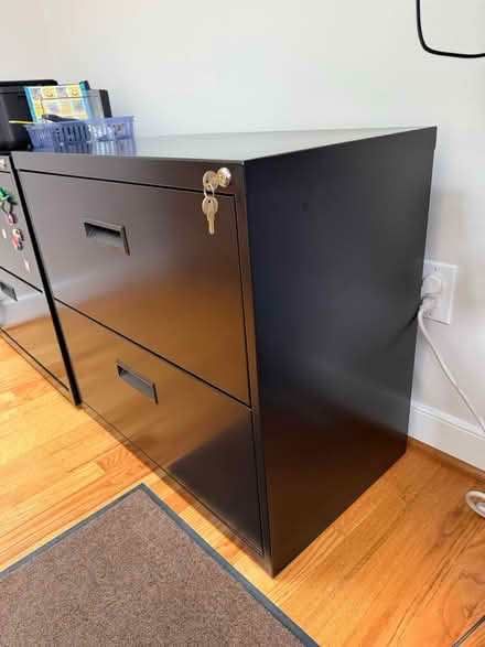 Photo of free Lateral 2-Drawer Filing Cabinet (Near Wootton High School) #2