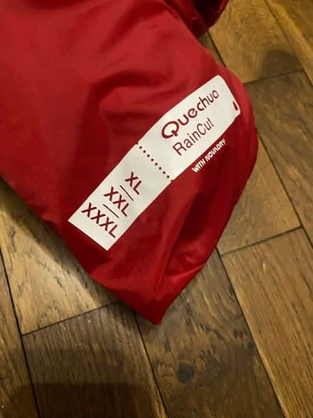 Photo of free Red XL Rain Poncho (Stepney E1) #1