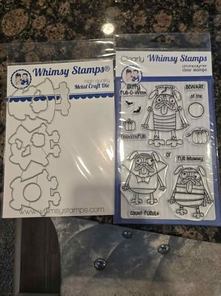 Photo of free Pug Stamps and Diecuts (Longwood) #1