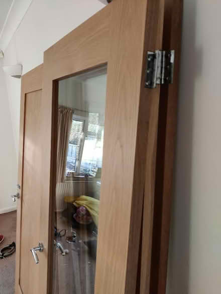 Photo of free Solid wood Internal doors X5 some glazed (Gotherington GL52) #3