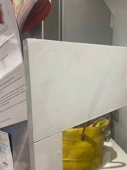 Photo of free Large wood mirror (DH2 2 tj) #4