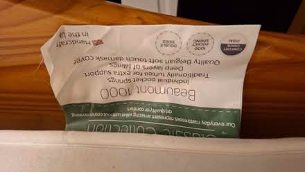 Photo of free Pocket sprung double mattress (Southmead BS10) #3