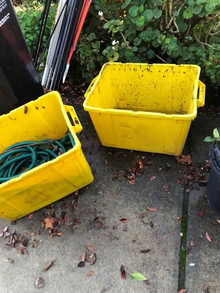 Photo of free Plastic outdoor buckets (West San Jose by Lynbrook High) #1
