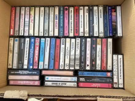 Photo of free Box of pre-recorded cassette tapes (AB51) #1