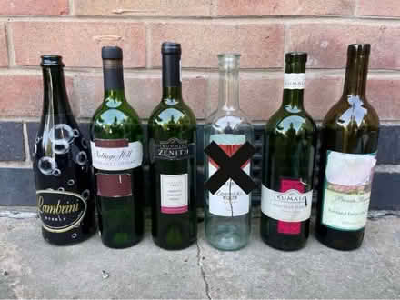Photo of free Empty Cork Wine Bottles (LE9) #1