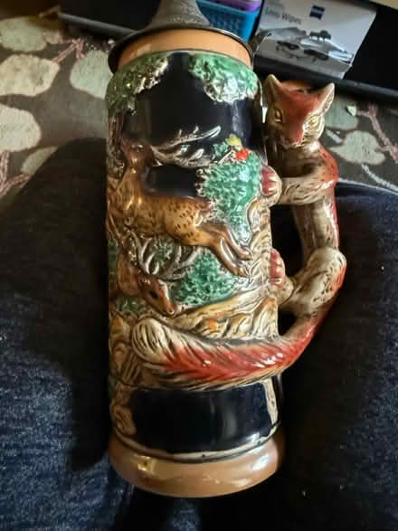Photo of free German beer stein with fox handle (Lodi NJ) #1
