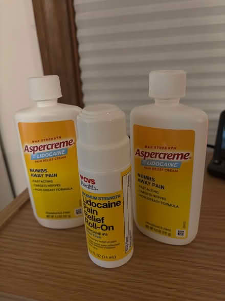 Photo of free lidocaine pain relief cream (Ayer) #1