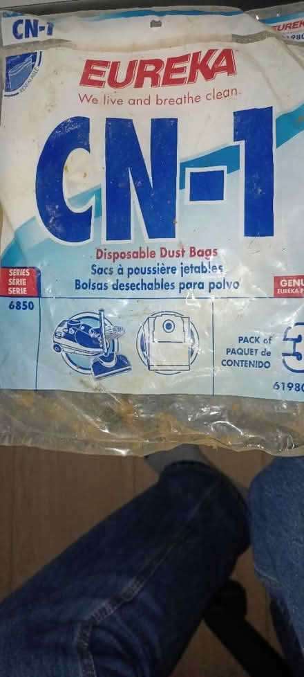 Photo of free Vacuum cleaner bag, Eureka CN-1 (Carlington) #1