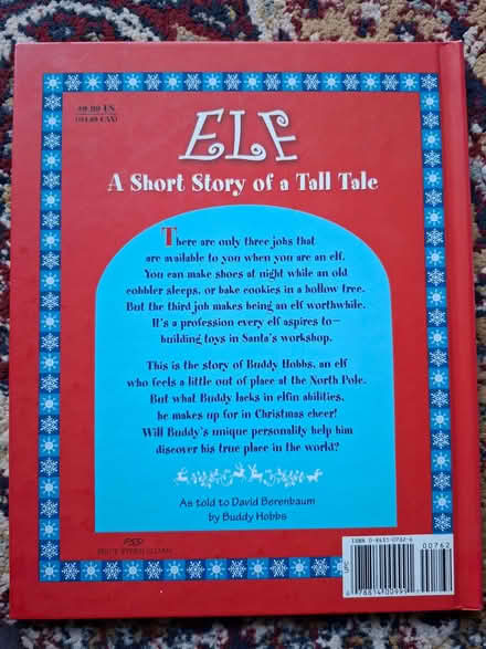 Photo of free Elf story book (Carpenders Park WD19) #2