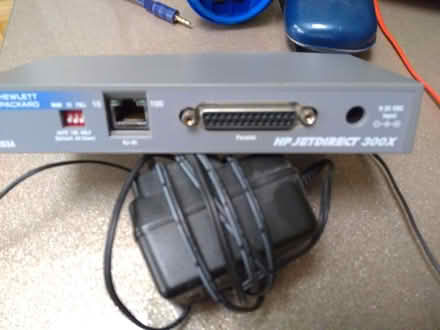 Photo of free HP Jetdirect 300X parallel port print server (Croham CR2) #2