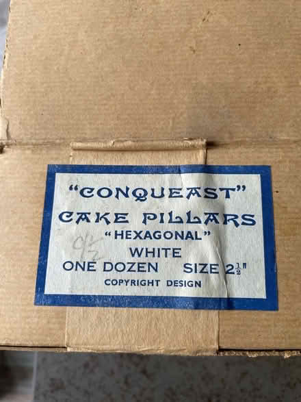 Photo of free Eight cake pillars (Brooke NR15) #3