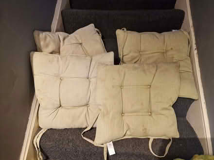Photo of free Set of 4 garden chair cushions (Larkhall) #1