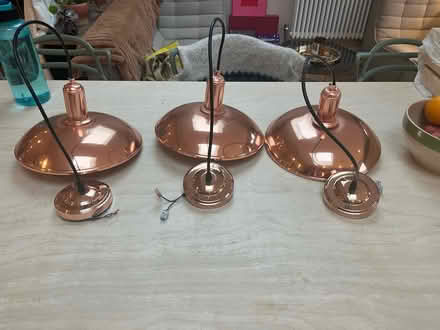 Photo of free Copper pendant lights (BN41) #1