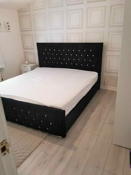 Photo of free super king bed and mattress (Washington NE38) #1