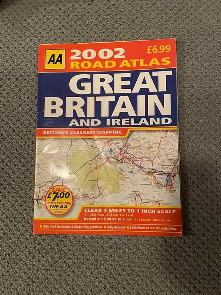 Photo of free 2002 Great Britain Road Atlas (Alta vista / riverside) #1