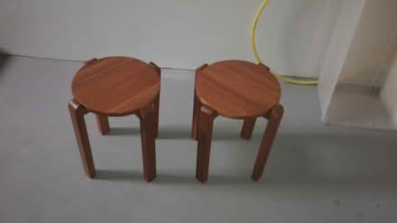 Photo of free Two Wooden Stools (Queenstown, near MRT) #1