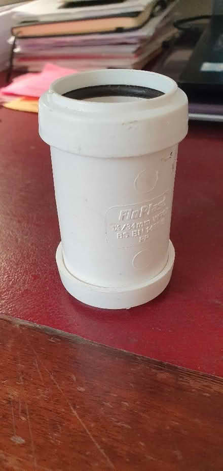 Photo of free Standard plumbing plastic 34mm waste pipe (Hartington Road BN2) #4