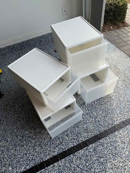 Photo of free Four Plastic Storage Drawers (near Reedy High School) #1