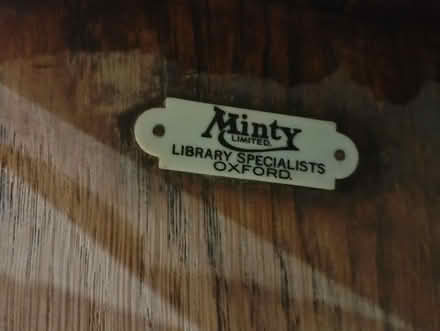 Photo of free Oak cabinet with makers mark (Woodley RG5) #2