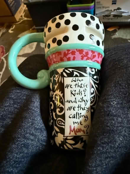 Photo of free Ceramic Travel Mug W/ Lid (Lodi NJ) #1