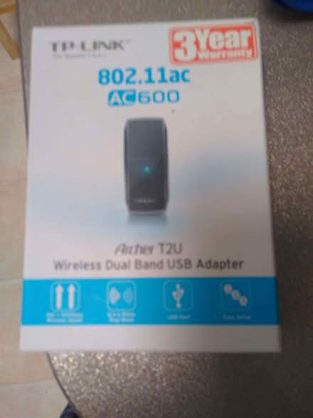 Photo of free TP Link AC600 Wireless Dual Band USB Adapter (Croham CR2) #1