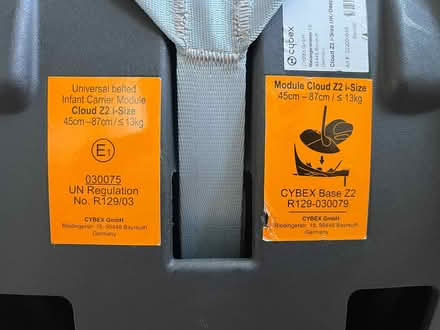Photo of free Cyber infant carrier module Cloud Z2 i-size, 45-87 cm, up to (Pitchcombe GL6) #2