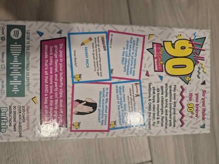 Photo of free 90s Trivia Card Game (Abington) #1