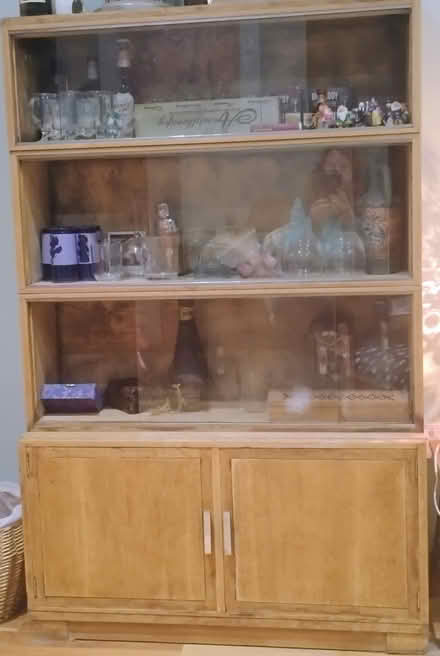 Photo of free Oak cabinet with makers mark (Woodley RG5) #1