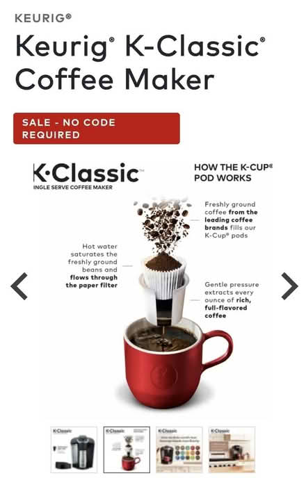 Photo of free Keurig K-Classic Coffee Maker (Southwest Center City) #2