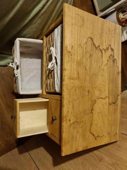 Photo of free Small unit with wicker drawers (Sunniside NE16) #1