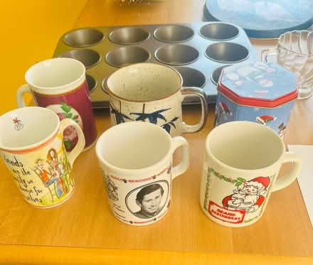 Photo of free Mugs,ironing board, yarn etc (Near Downtown Erin) #4