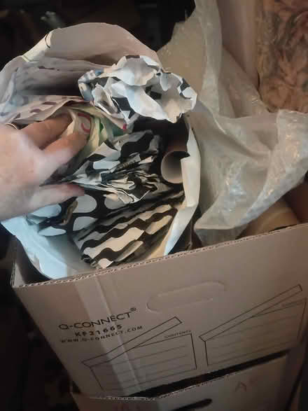 Photo of free Craft or packing or seed: Toilet roll tubes, patterned paper (Dalston E8) #1