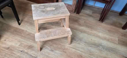 Photo of free IKEA Wooden Two-Step Stool (GL53 Charlton Kings) #1