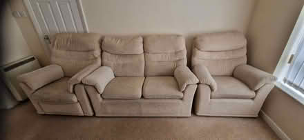 Photo of free G Plan 3 Piece Suite including recliner armchair (Benhall GL51) #2